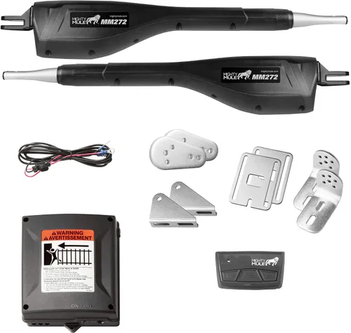 Vista 11 de Mighty Mule MM271 - Abridor automático de puertas, listo para solar, viene con control remoto para abridor de puerta y más, hasta 12 pies de largo