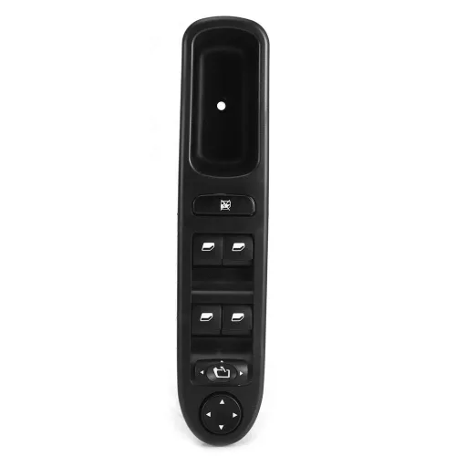 Vista 9 de KIMISS Interruptor de elevalunas eléctrico Consola izquierda delantera 6554KT se adapta a 307/407 negro