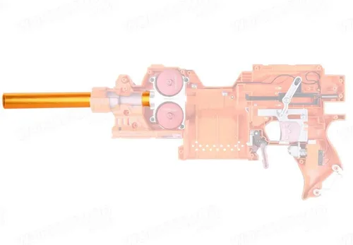 Vista 6 de WORKER Tubo de aleación de aluminio de los 20CM para Nerf N-Strike Elite Stryfe/Rapidstrike CS-18 Color Plata