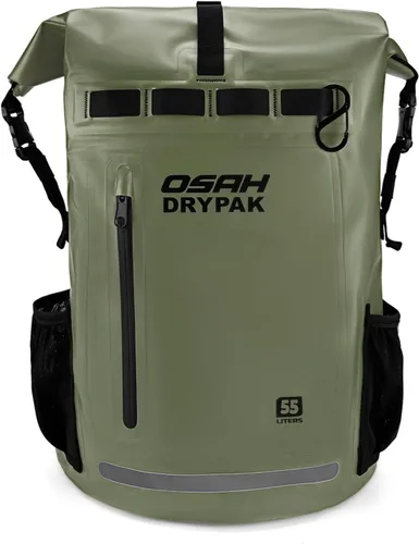 Vista 24 de Waterproof Dry Bag Backpack 25L/35L/55L/85L, Roll-Top Heavy Duty Rucksack Black