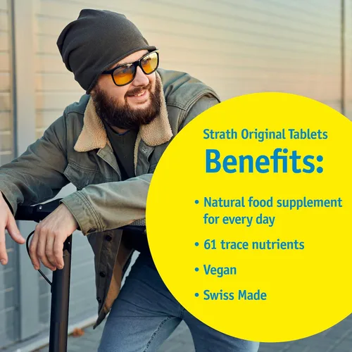 Vista 2 de Bio-Strath Tabletas de levadura nutricional Postbiótico de levadura herbaria fermentada Apoyo a la salud prebiótica e intestinal Bienestar