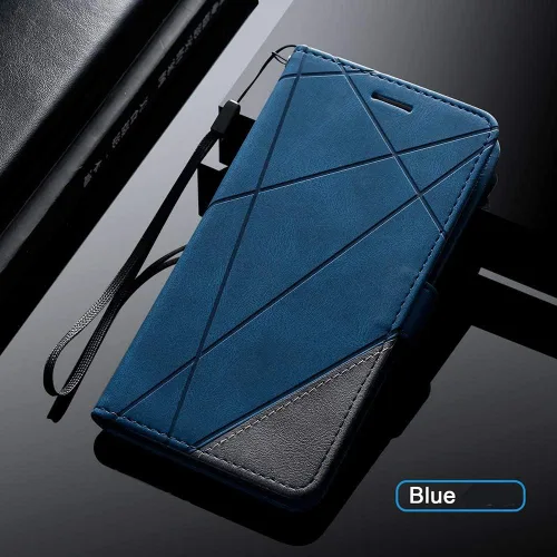 Vista 8 de Funda compatible con iPhone XR y protector de pantalla de vidrio templado, funda de cuero con tapa para tarjeta de crédito, fundas para teléfono