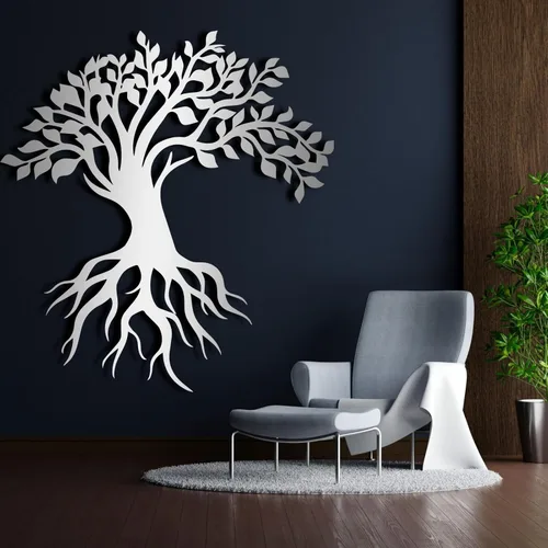 Vista 5 de Decoración de pared de árbol de la vida, árbol de la vida, árbol de la vida, decoración de pared de árbol de metal grande, regalo de inauguración