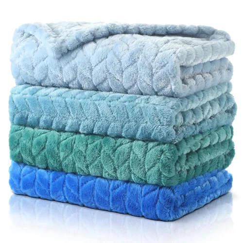 Vista 14 de Frienda Manta mullida para bebé, 4 piezas, manta mullida para niños y niñas, suave y cálida para bebés, recién nacidos, suministros de cama