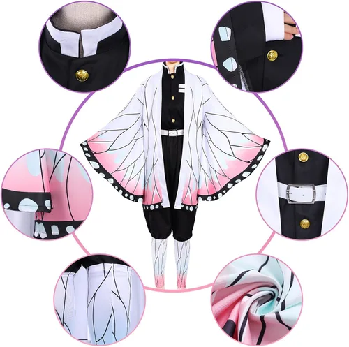 Vista 2 de Cosplay Costume for Kids Adult Anime Kimono Halloween Party