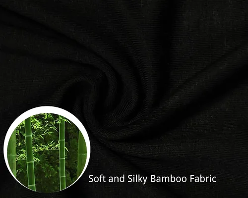 Vista 5 de GUISBY Body de bebé con puños de manoplas mamelucos de bambú de manga larga para niños y niñas de 0 a 24 meses