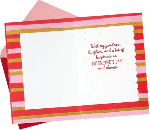 Vista 2 de Hallmark - Tarjeta de San Valentín (amor, risa, felicidad)