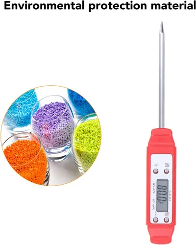 Vista 7 de CHICIRIS Termómetro de alimentos, calibración automática estilo bolígrafo de alta precisión, termómetro de cocina digital de bolsillo electrónico