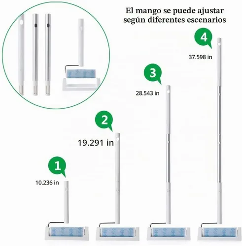 Vista 3 de Rodillo adhesivo para pelusas 802, rodillo de pelo para mascotas, mango largo con mango extensible de 4 pies, rodillo de 30 hojas Long Handle