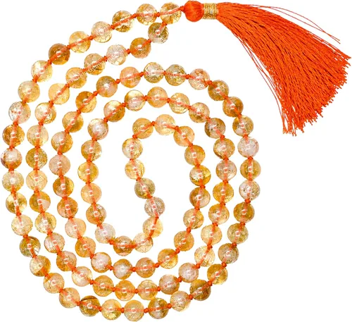 Vista 37 de Collar y Pulsera de Cuentas de Oración Japa Mala de Amazing Gemstone, 108 Cuentas para Meditación turquesa (African Turquoise)