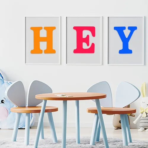 Vista 7 de AOCEAN Letras de madera blanca de 8 pulgadas, letras de madera sin terminar para pared, letras decorativas de pie en rodajas, decoración de tablero