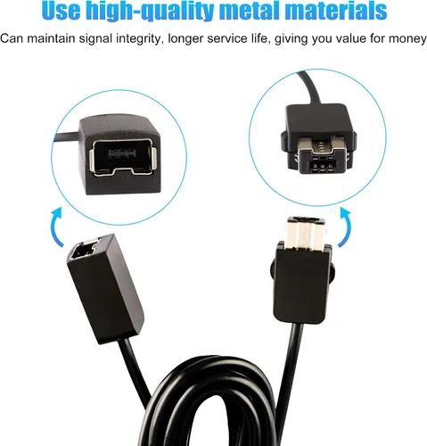 Vista 5 de SNES - Cable de extensión para controlador NES Classic (2 unidades, 10 pies) para controlador Super Nintendo SNES Classic Edition (2017) Mini NES