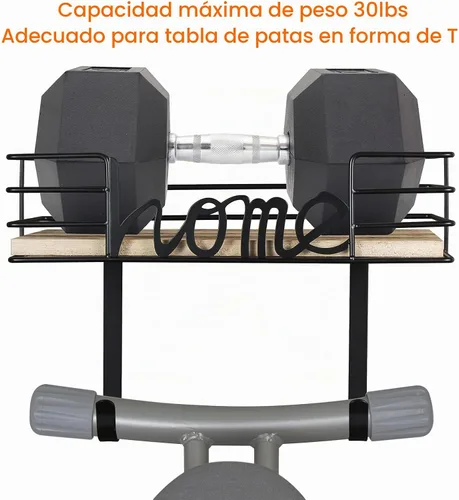 Vista 6 de TJ.MOREE Soporte de pared para tabla de planchar - Soporte metálico de pared para cuarto de lavandería y planchado, incluye gran cesta con base