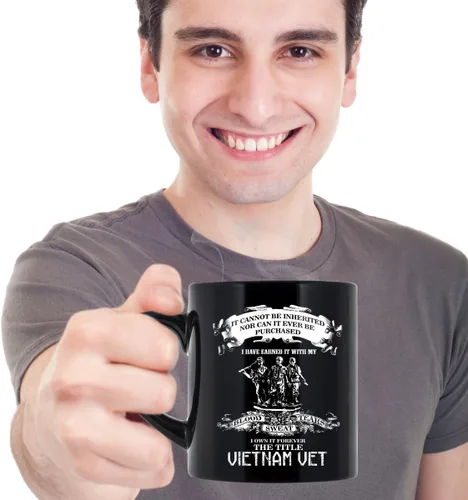 Vista 4 de Taza de café de veterano de Vietnam de 11 oz.