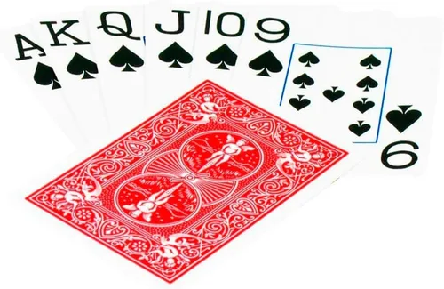 Vista 3 de Bicycle Prestige - Juego de cartas 100% de plástico - Póker rojo/azul regular