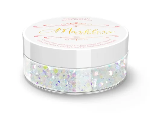 Vista 86 de MARBLERS Polvo de mica natural grueso [perla azul acero] 0.11 onzas (0.11 oz) altamente pigmentado no tóxico, vegano, libre de crueldad animal