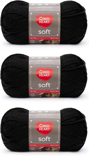 Vista 37 de RED HEART Hilo suave, negro