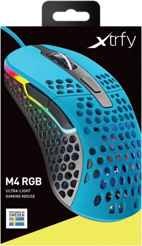 Vista 4 de Ratón para juegos ultraligero M4 RGB