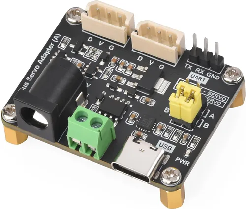 Vista 10 de 37.5 lbs SC15 Gran Torque Programable Serial Bus Servo Motor, Servo o Motor Modos Duales para Brazos Robóticos, Robots Hexápodos, Robots Humanoides