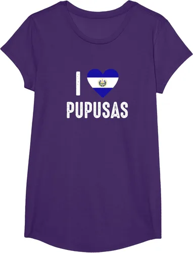 Vista 60 de Camiseta I Love Pupusa from El Salvador