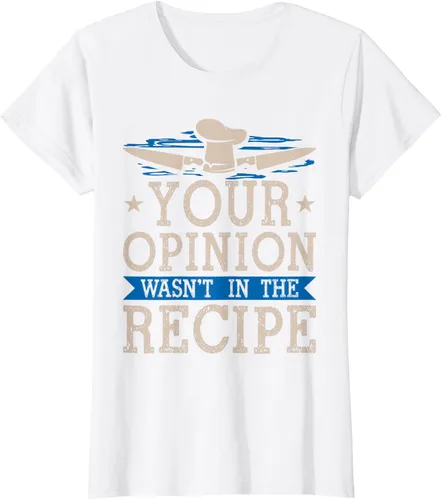Vista 19 de Cooking Your Opinion Wasnot In The Recipe Chef Cook Baker - Camiseta, Negro, S
