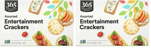 Vista 4 de 365 by Whole Foods Market, Surtido de galletas para aperitivo, 8.8 onzas