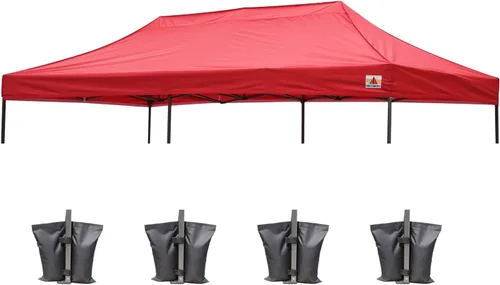 Vista 75 de ABCCANOPY Toldo de repuesto para tienda de campaña desplegable (8 x 8 pies, blanco)