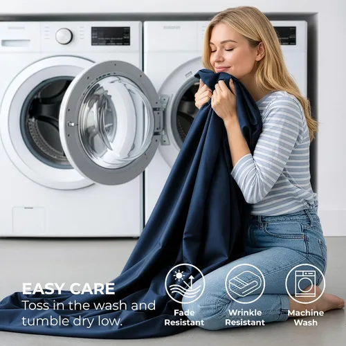 Vista 79 de Pure Bedding Juego de Sábanas Twin - Sábanas de Cama de Microfibra Ultra-Suave 1800 - Doble Cepillado - Bolsillos Profundos - Ajuste Fácil - Extra