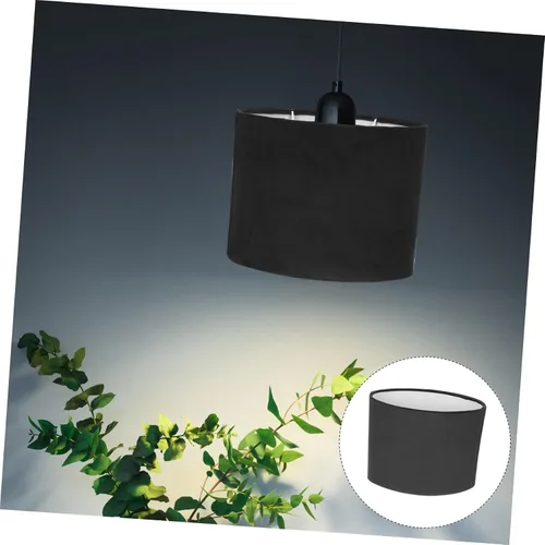 Vista 3 de DOITOOL Lujosa pantalla de terciopelo lámpara de piso o lámpara de mesa E27/e14 zócalo fácil de instalar decoración del hogar