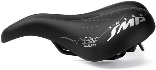 Vista 2 de SMP - Sillín de bicicleta eléctrica unisex, color negro, mediano