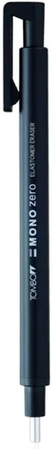 Vista 3 de Tombow Borrador de soporte, Mono Zero Redondo Sharpe Negro (EH-KUR11)