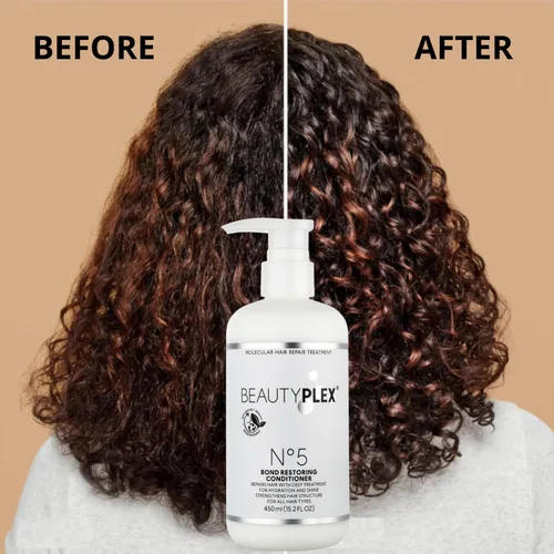 Vista 6 de Acondicionador reparador No.5 Bond - Hidratación profunda y reparación de fibra con aceite de argán, proteína de trigo y queratina Suaviza