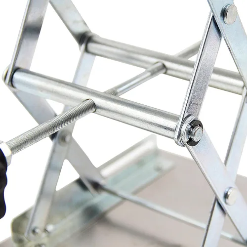 Vista 7 de HFS (R) 6 x 6 "Acero inoxidable Lab Jack Mesa Elevadora Tijera Soporte Plataforma Max. Altura 10" Carga 8kg/17.6lbs