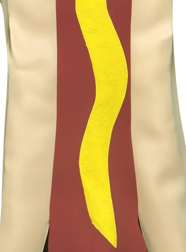 Vista 4 de Rasta Imposta Disfraz ligero de hot dog