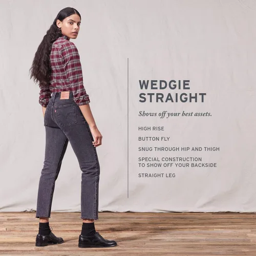 Vista 4 de Levi's Women's Wedgie Straight Jeans