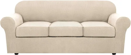 Vista 8 de H.VERSAILTEX Fundas de Sofá Elásticas para Cojines Fundas de Sofá para Muebles de Sala Fundas Protectoras