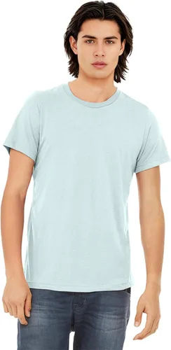 Vista 172 de Bella Canvas 3413c para hombre (1) Triblend verde + (1) Triblend rojo