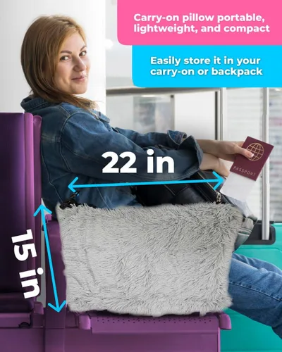 Vista 11 de Skywin - Almohada de viaje rellenable, almohada de viaje plegable