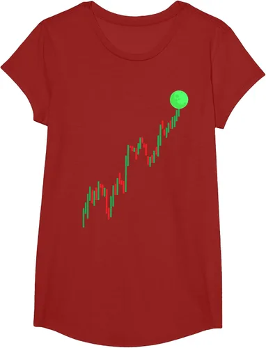 Vista 42 de Cute Stock Trading Design for Men Women Stock Market Trader T-Shirt Asphalt Grey
