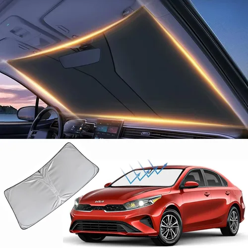 Vista 23 de Parasol para parabrisas delantero, protector de visera, accesorios para automóvil