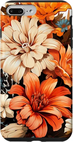 Vista 12 de Funda para iPhone 11 Pro Max Vintage Autumn Flower Fall Pumpkin Girl Women Fall