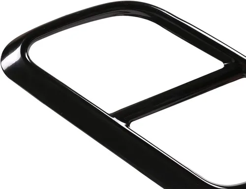 Vista 5 de Tubería de acero inoxidable salida escape cola marco cubierta 2 unids para Land Rover Range Rover Velar 2017 2018 2019 Auto Accesorios