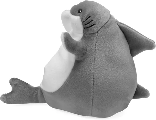Vista 3 de Wild Republic Flipkins Great White Shark - Botellas de agua recicladas de 5 pulgadas, juguete de peluche, relleno