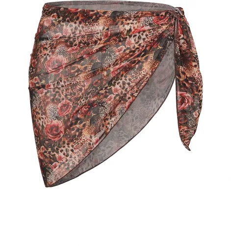 Vista 59 de ZAFUL - Pareo de mujer, pareo de playa, pareo transparente para bikini, pareo de gasa para traje de baño 0- Café