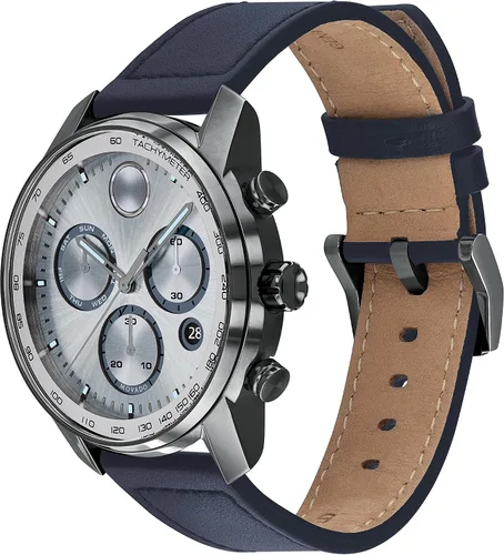 Vista 2 de Movado Bold Verso Men's Sport Watch - Swiss Quartz Chronograph Movement, 5 ATM Water Resistance, Luxury Fashion Timepiece for Him - 44mm