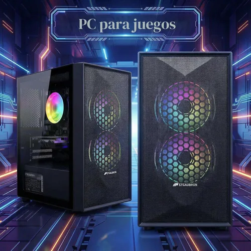 Vista 3 de STGAubron Escritorio para PC para juegos,Core I5,RX 560 4G,16G RAM,512G SSD