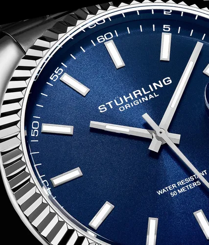 Vista 6 de Stuhrling Original Symphony Regent Coronet Reloj de pulsera de acero inoxidable para hombre