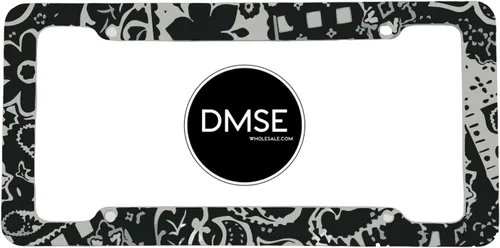 Vista 4 de DMSE - Soporte para marco de matrícula de plástico, diseño decorativo para cualquier vehículo o camión
