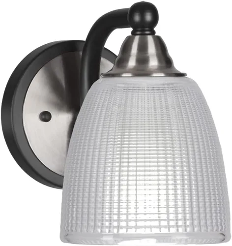 Vista 24 de Toltec Lighting Paramount - Aplique de pared de 1 luz, lámpara de pared para interiores, regulable, compatible con LED de base media, acabado