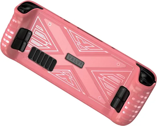 Vista 5 de Soft Cover for Steam Deck, KANG YU Shock-Absorption Anti-Scratch Protective Case Full Coverage Compatible with Steam Deck (Pink)